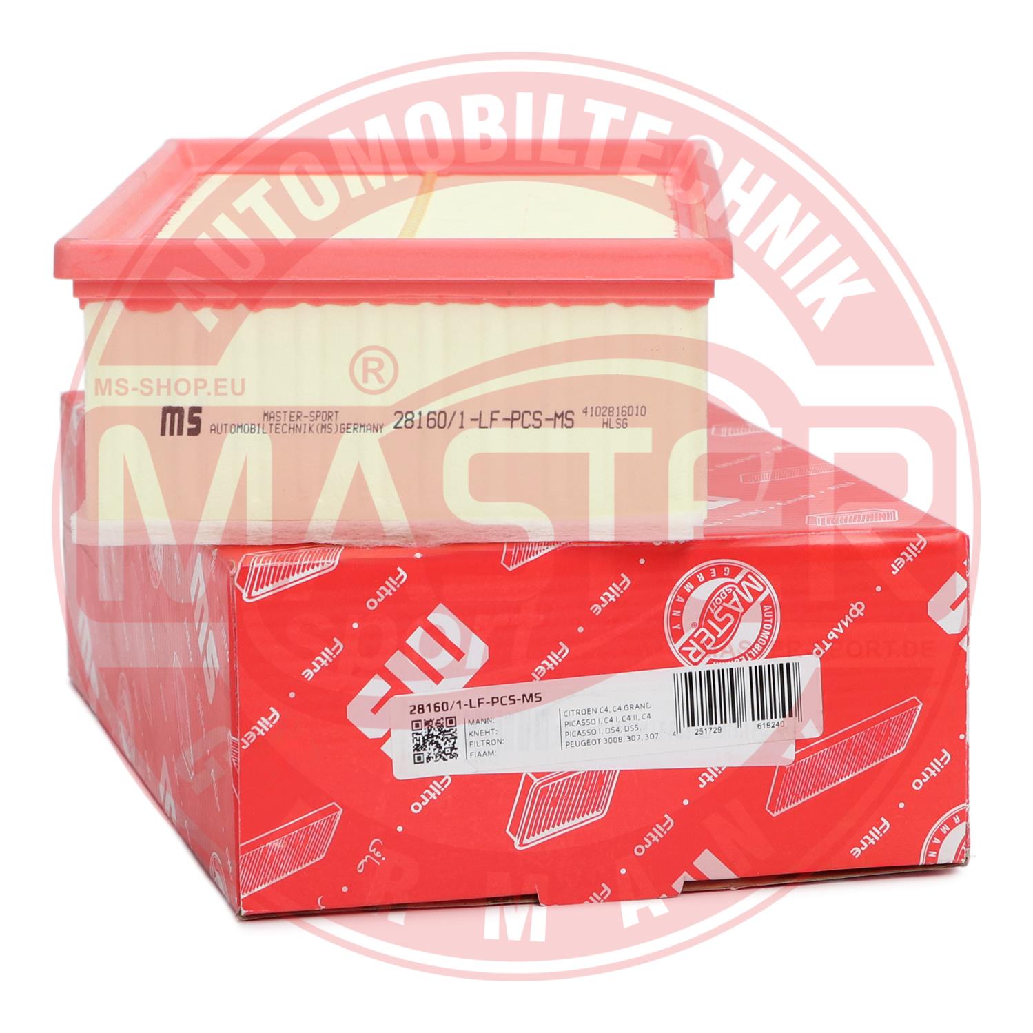 MASTER-SPORT GERMANY 28160/1-LF-PCS-MS Vzduchový filter